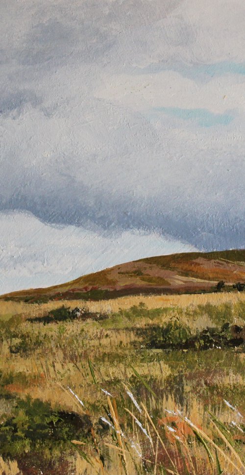 Stormy sky over Great Links Tor, Dartmoor by Valerie Jobes