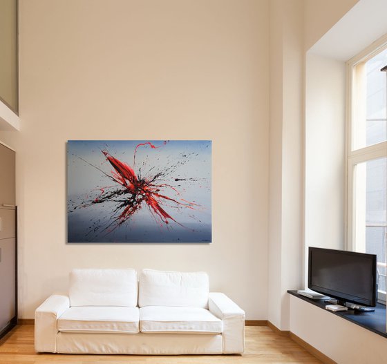 Freedom Of Thoughts (Spirits Of Skies 140200) - 100 x 140 cm - XXL (40 x 56 inches)