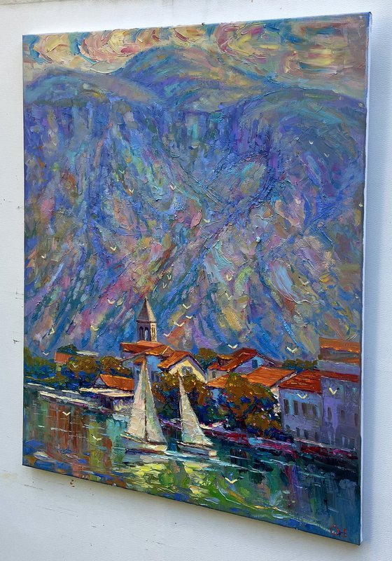 "Evening in the mountains"