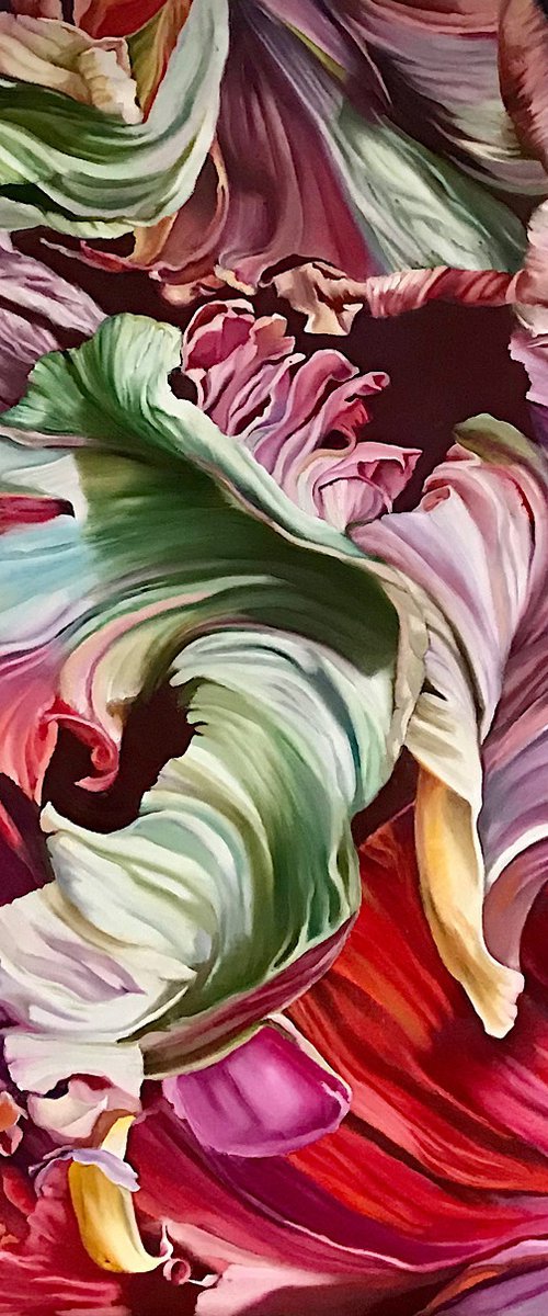 Colorful tulip by Natalia Lugovskaya