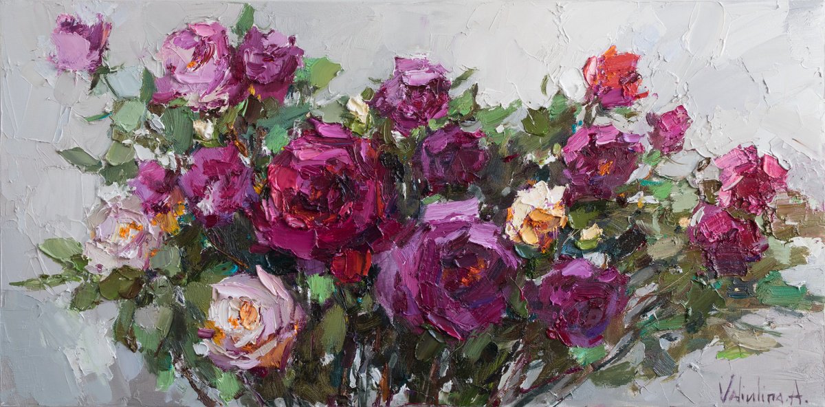 Roses by Anastasiia Valiulina
