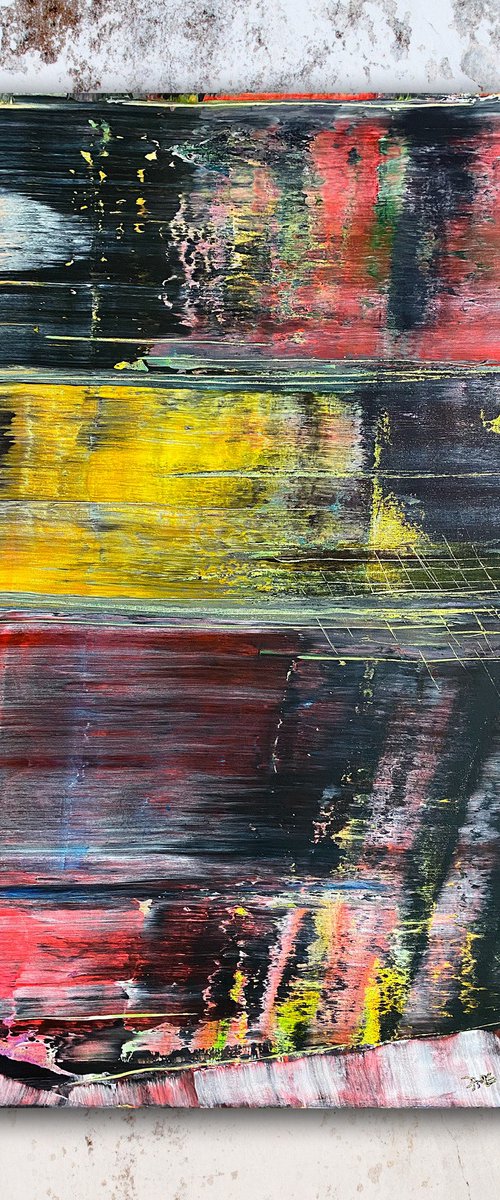 "Soul Love" - Original PMS Large Abstract Acrylic Painting On Canvas - 30" x 40" by Preston M. Smith (PMS)