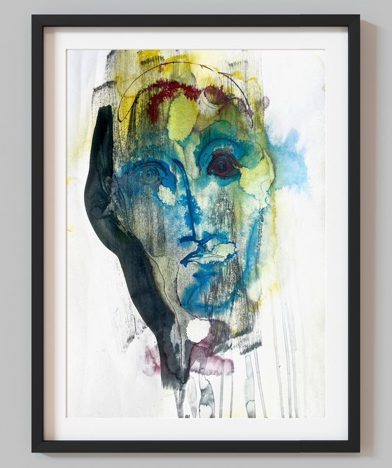 Abstract Man Portrait