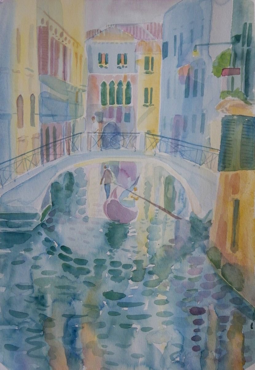 Venetian Canal by Mary Stubberfield