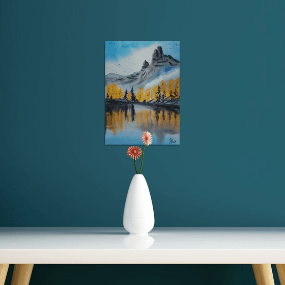 Dolomite in autumn
