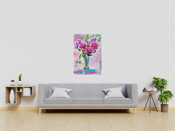 Peony Painting