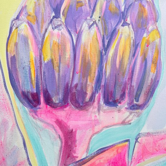 Pink and Blue Banana Study