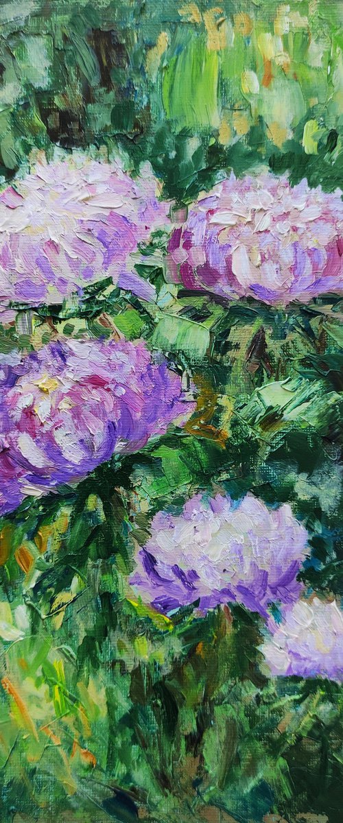 Autumn Asters Painting by Yulia Berseneva