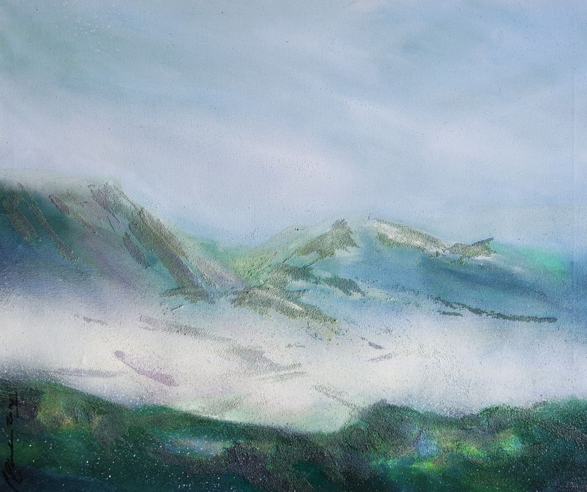 Low Cloud In The Valley by paul edmondson