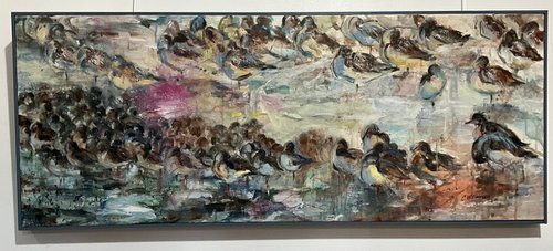 Wading birds by Claire Williamson