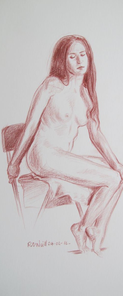 Seated nude by Rory O’Neill