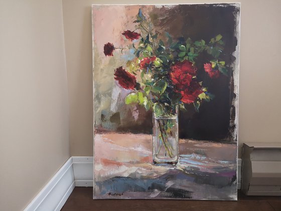 Wild roses (18x24'')