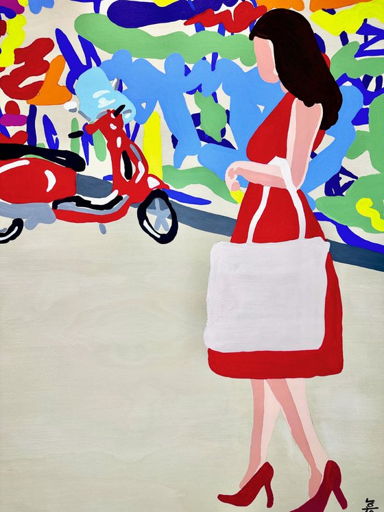 Snapshots of Summer Graffiti 64cm x 94.5cm