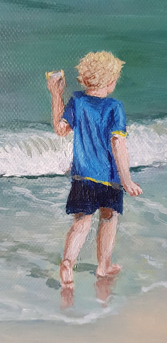 Child with a kite
