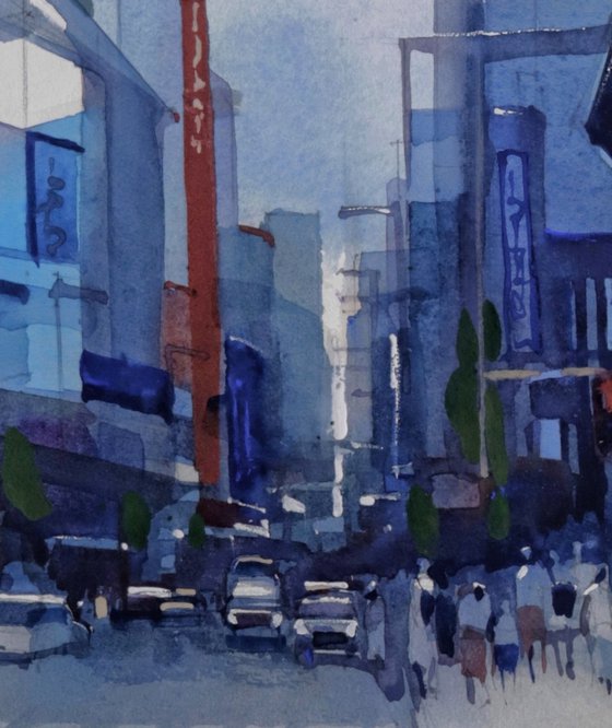 Shopping blues at Ginza