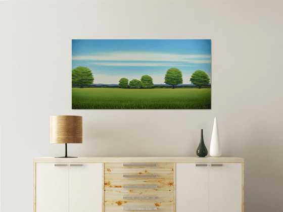 Green Trees - Blue Sky