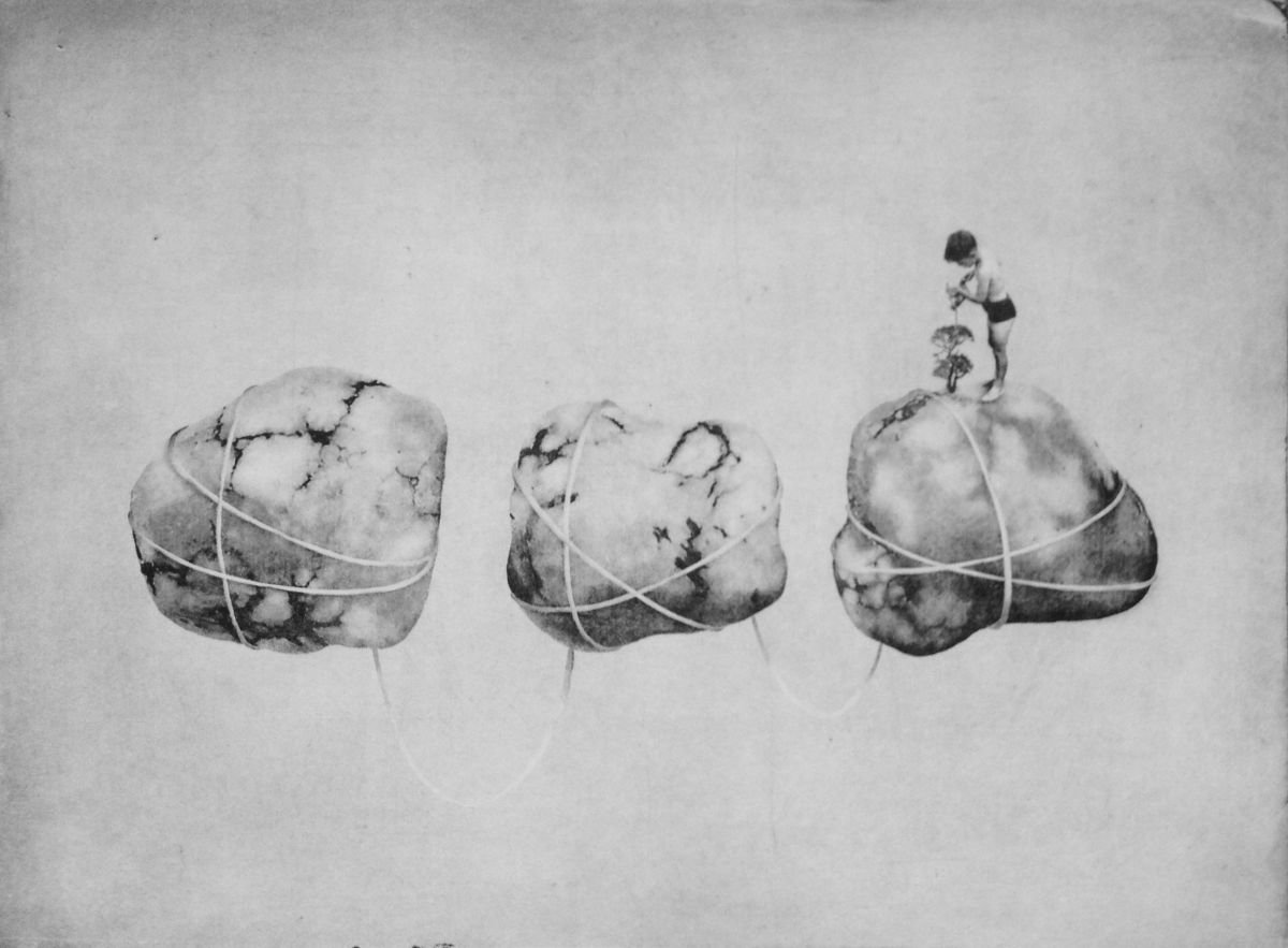 Surrealistic Landscape Etchings & Engravings By Jaco Putker, 13 X 10, The Grounds No.28, Original Artwork