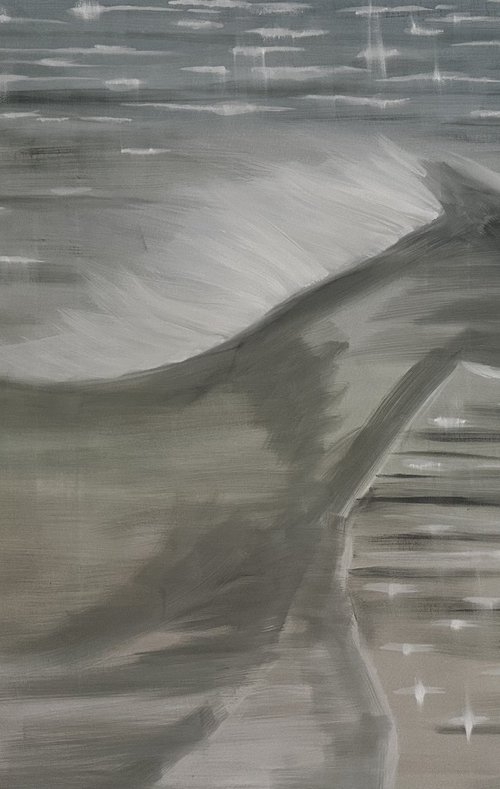 White Horse in the Mist by Aisylu Burangulova