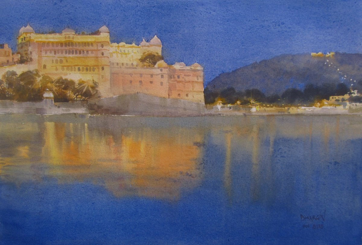 Royal Nights, Udaipur 2 by Bhargavkumar Kulkarni