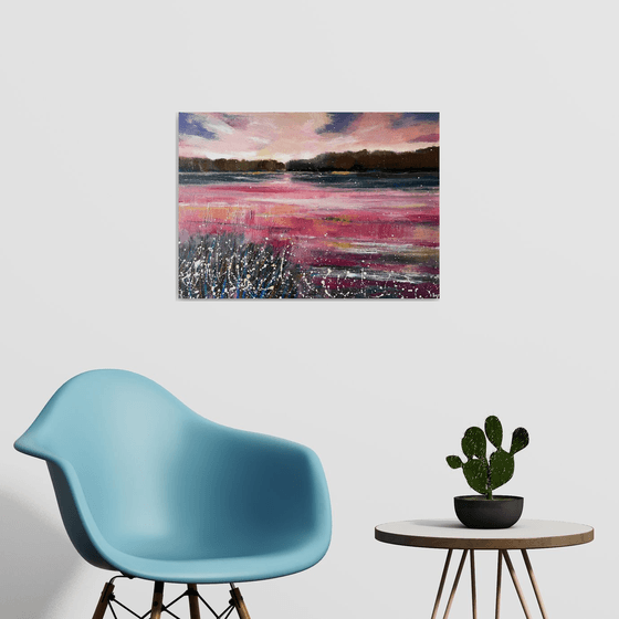 In the Embrace of the Pink Lake