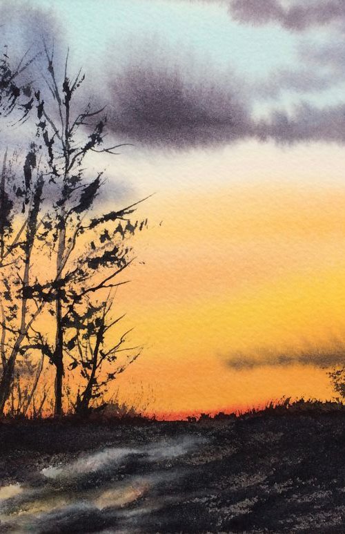 Sunset by Silvie Wright