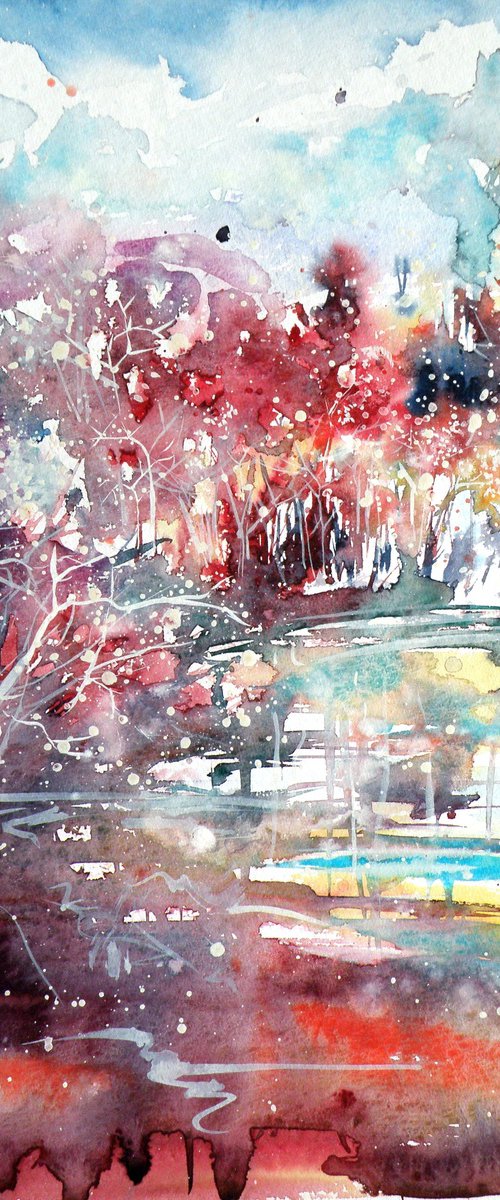 Mystic landscape I by Kovács Anna Brigitta