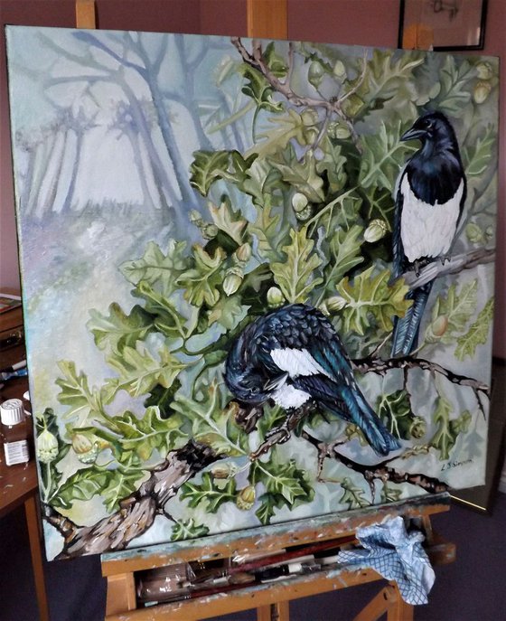 Lucky Magpies-two for joy.