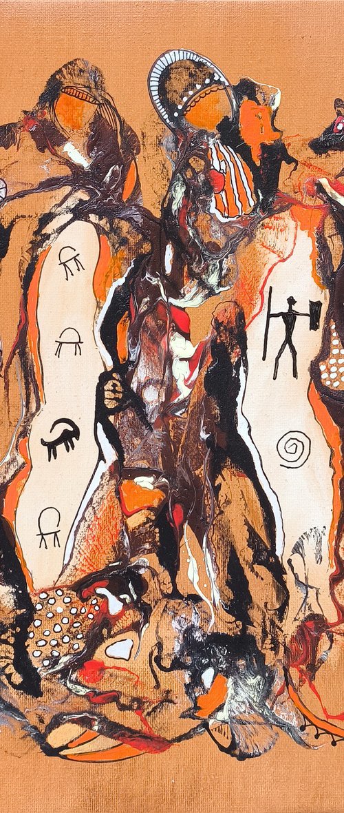 Echoes of Petroglyphs by Harutyun Aghajanyan
