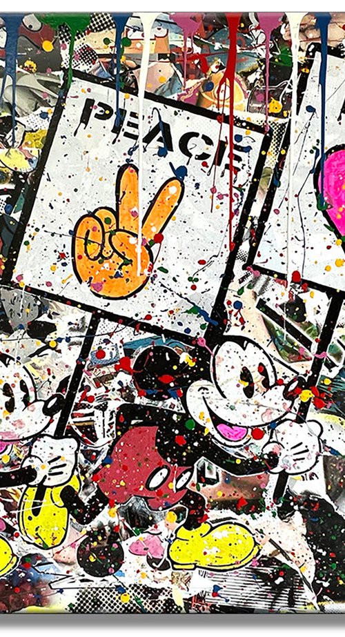Peace Love 33 by Gardani Art