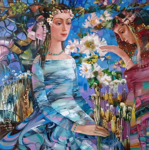 Flower Queen of the Night by Anatolii Tarabаnov