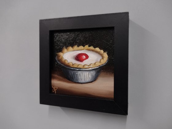 Little Bakewell tart still life