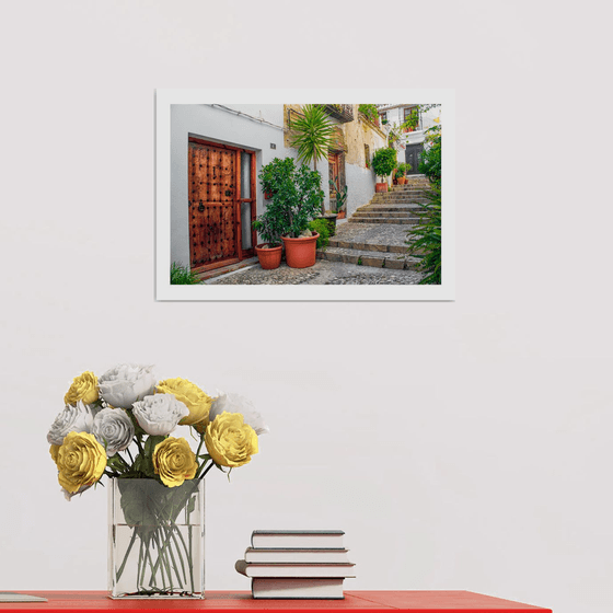Spanish Street. Limited Edition 1/50 15x10 inch Photographic Print