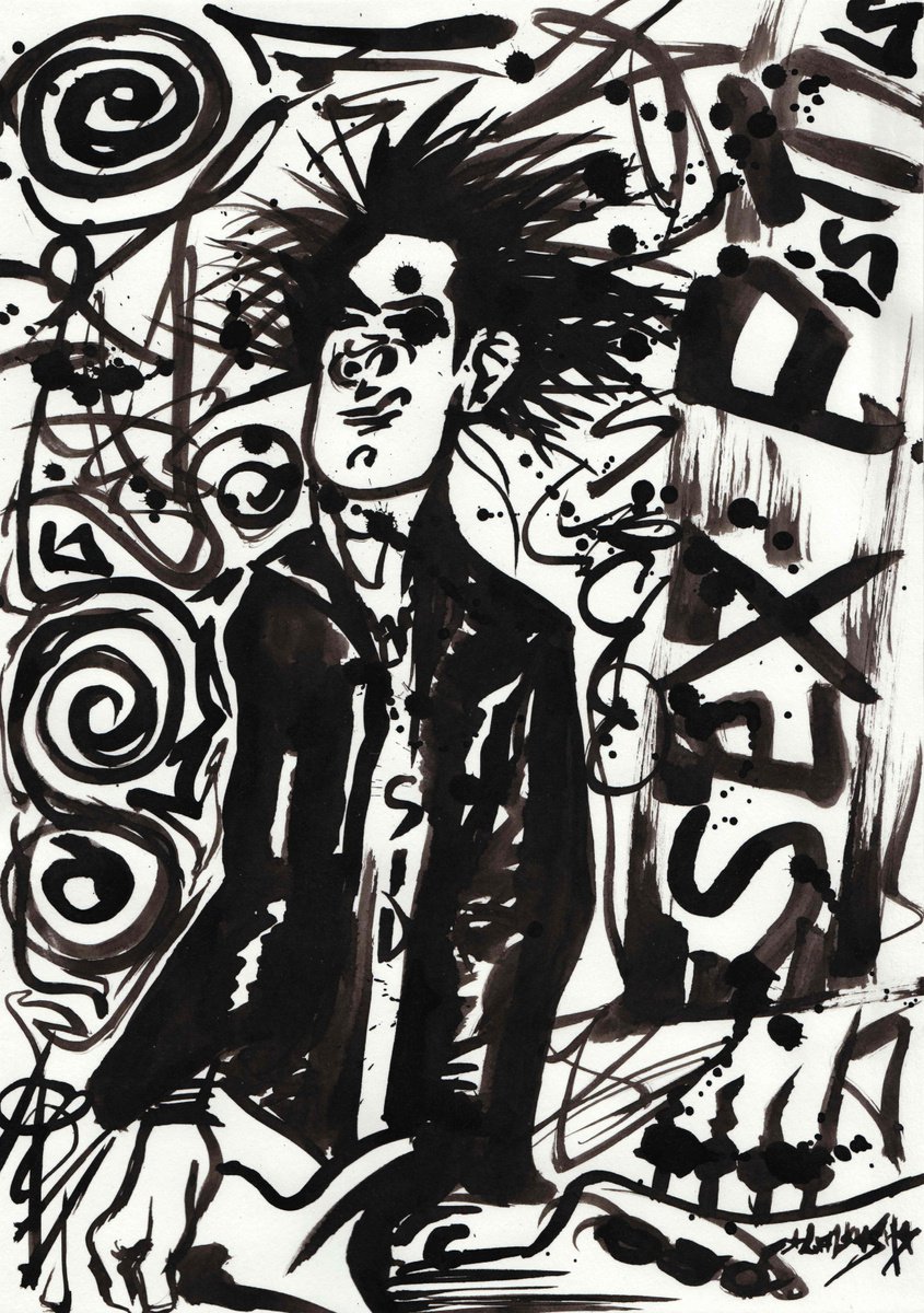 Sid Vicious - Sex Pistols - SKETCH COLLECTION by GALKUSH