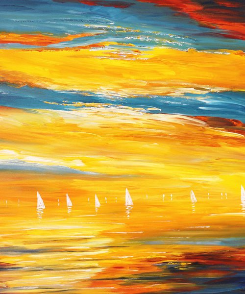 Romantic Evening Sailing XXL 3 by Peter Nottrott