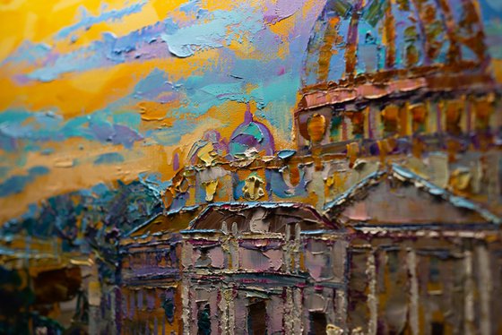 Rome. Original oil painting