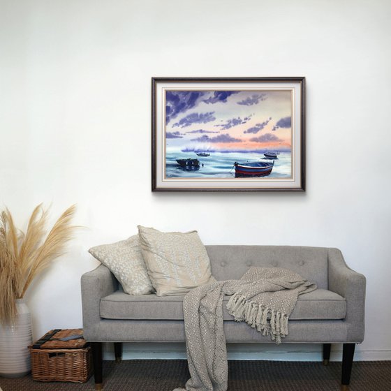 Seascapes Evening Silence
