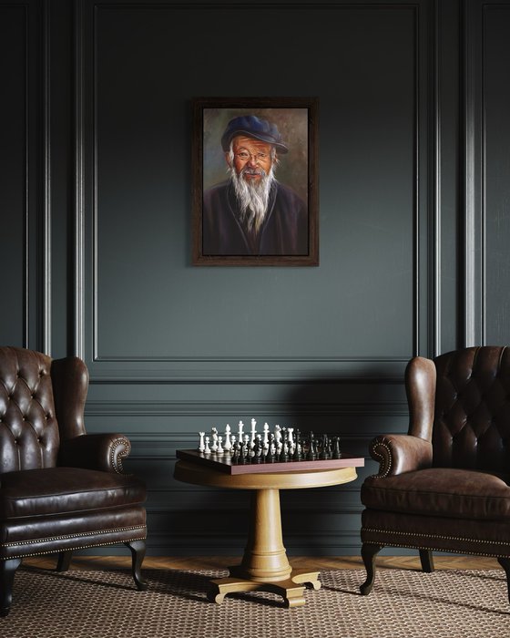 Old man with hat