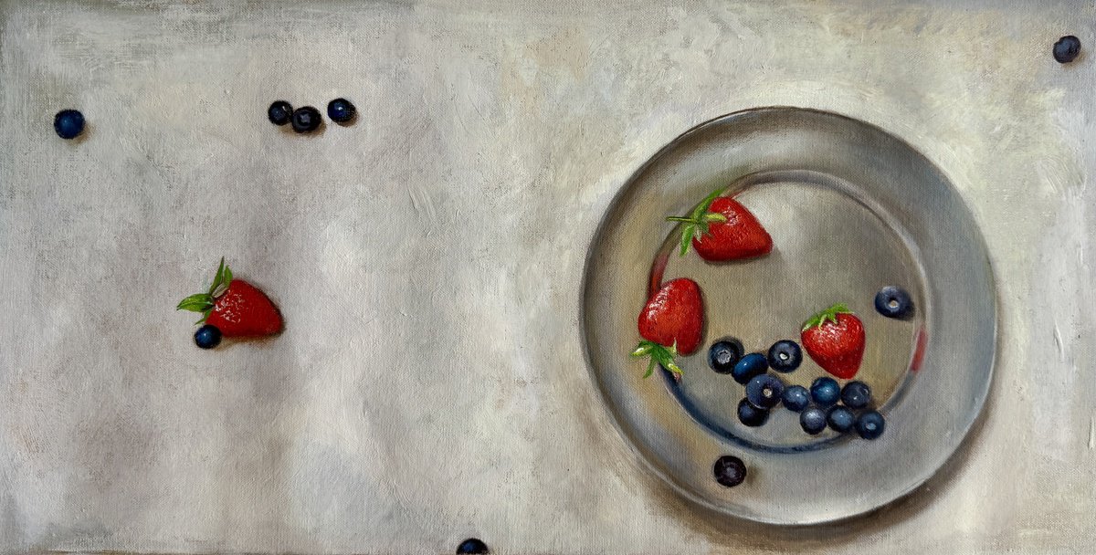 Photorealistic Oil Painting , Almost Arranged By Priyanka Singh, 20 X 10, Artwork For Sale On Artfinder