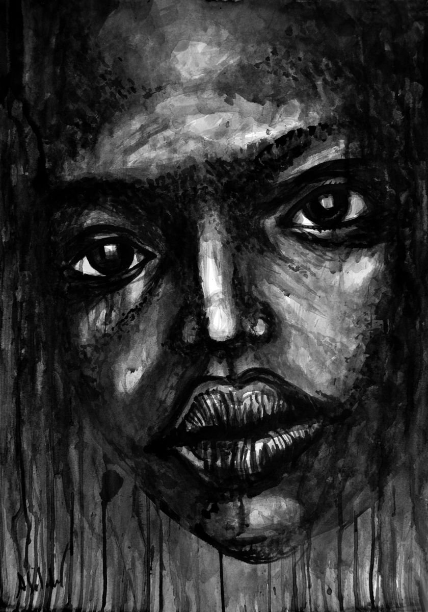 African Face by Alex Solodov