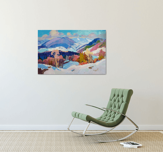 Winter on Verkhovyna