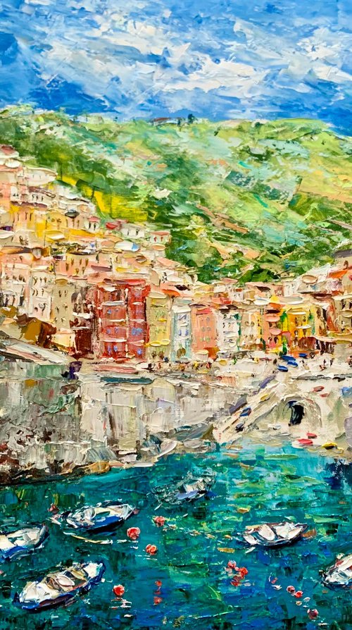 Riomaggiore, Cinque Terre by Vilma Gataveckienė