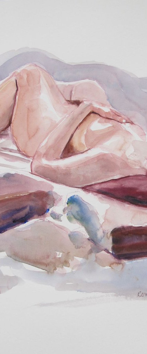 Reclining female nude by Rory O’Neill