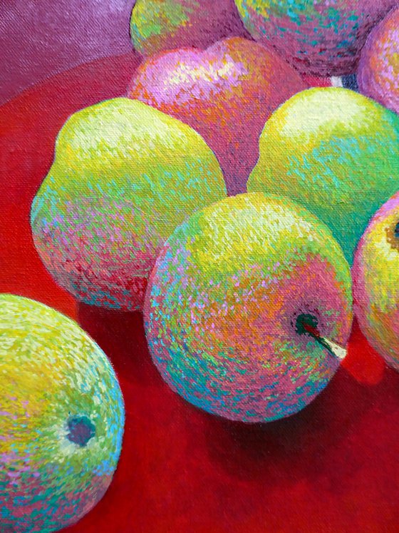 SPILLED BOWL OF APPLES ii