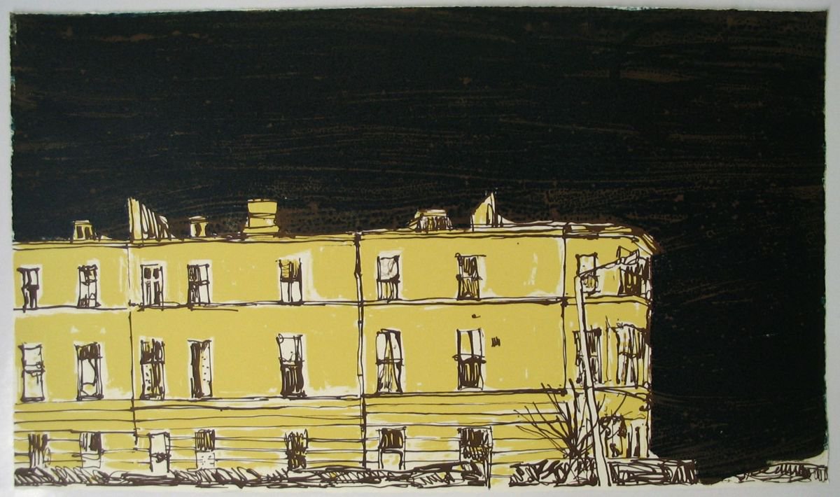 Southside Tenement by Peter Quinn RWS