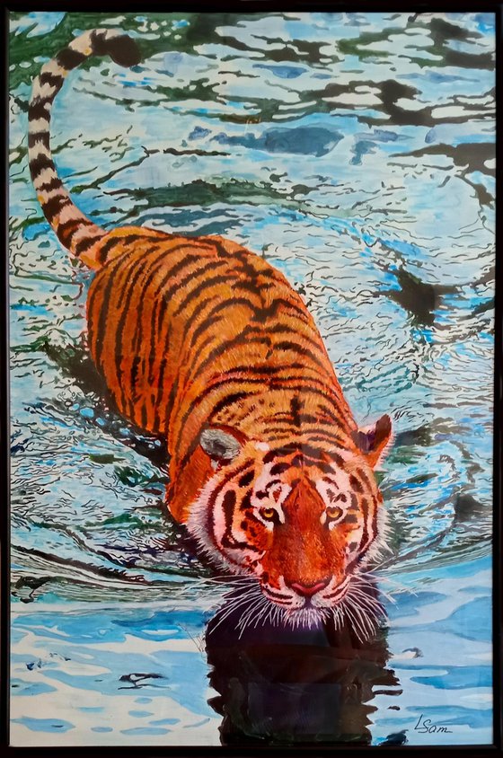 Floating Tiger