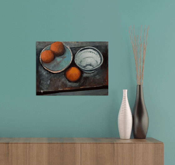 Still life with Oranges