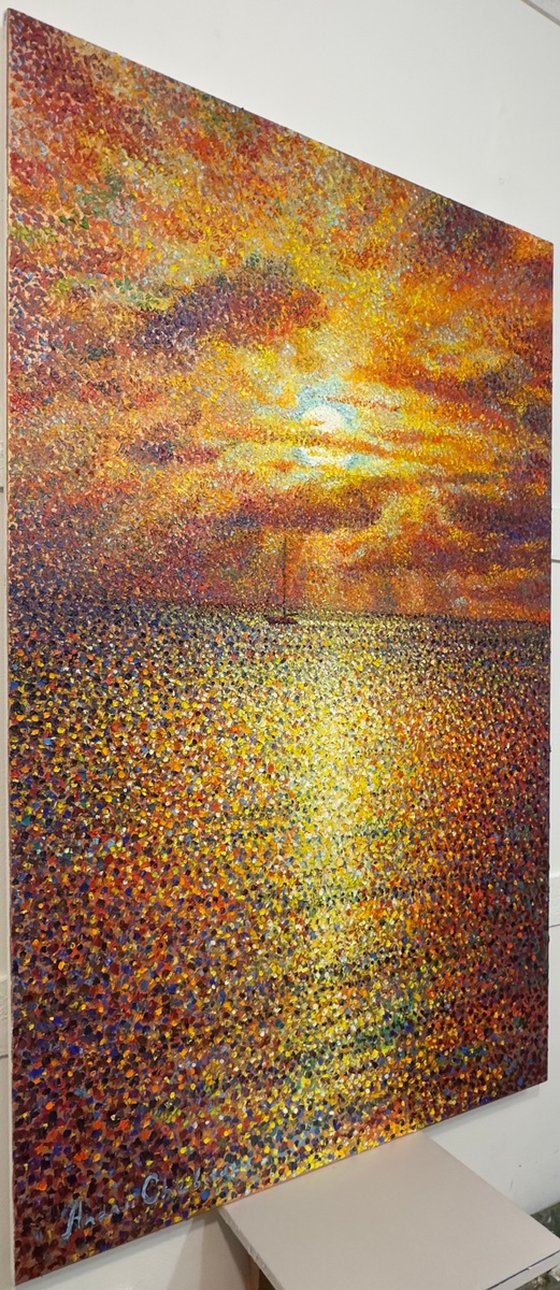 In the embrace of sunset