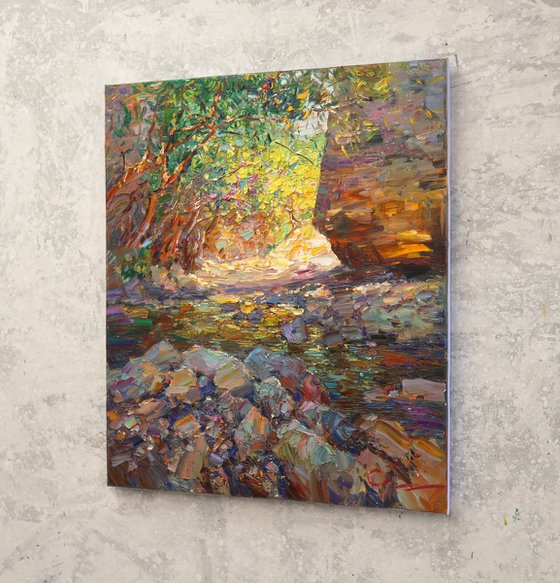 Light Through Avakas Gorge