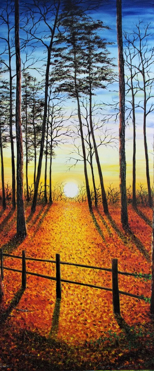 Autumn Evening. by Hazel Thomson