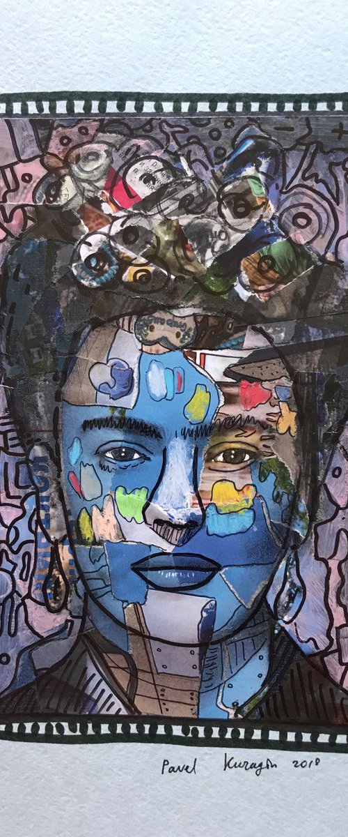 Portrait of Frida # 15 by Pavel Kuragin